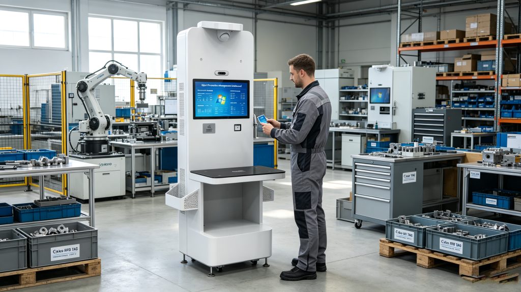 what is an rfid card and How It Enables Smart Identification 2 Cykeo RFID card and identification system used for industrial asset tracking in a European smart factory