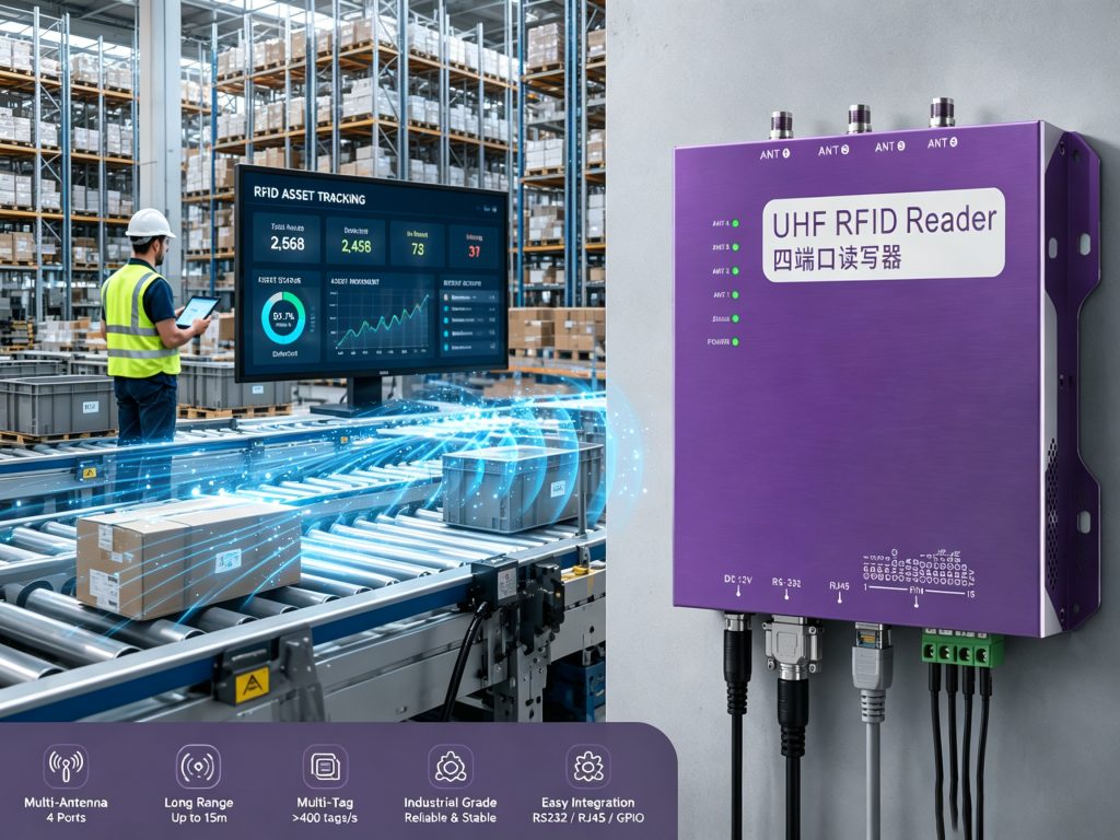 Cykeo RFID system using RFID chips for warehouse asset tracking and inventory management