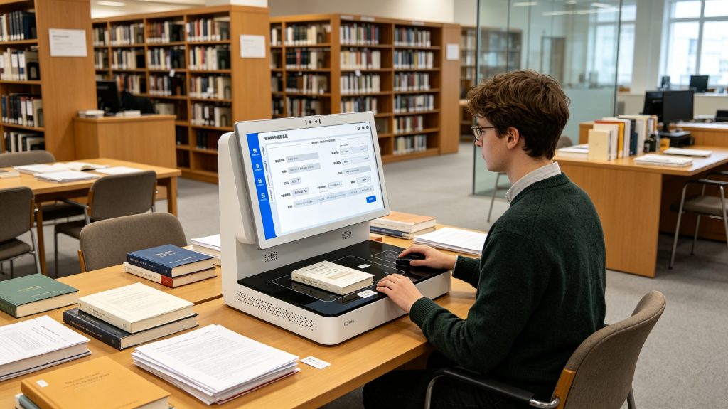 what is rfid used for in Modern Identification and Tracking Systems 2 Cykeo RFID workstation used for library book identification and inventory management