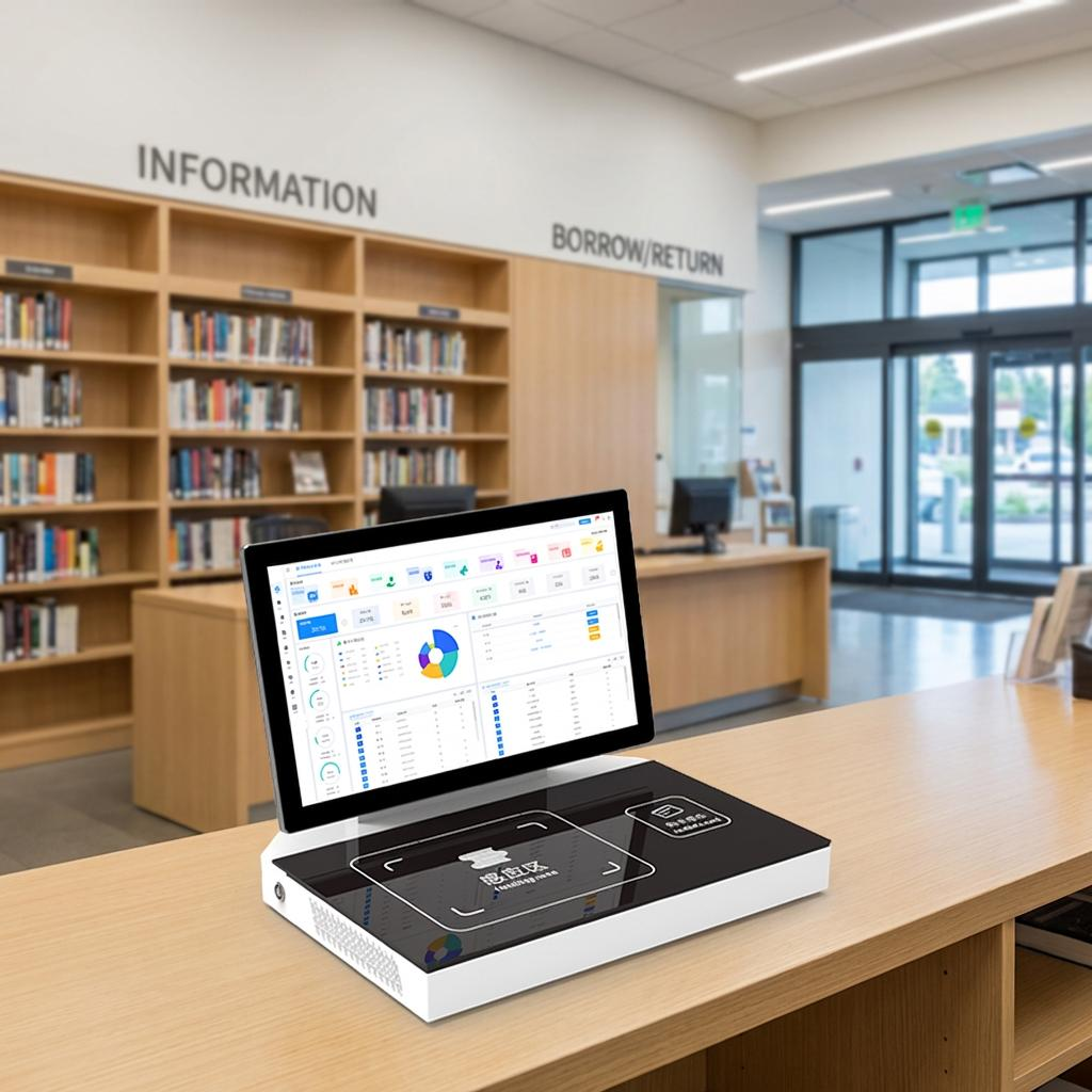 How RFIDs Works: Complete Guide to RFID Technology, Communication Process, and Industrial Applications 2 Cykeo RFID workstation managing tagged books and documents in European library