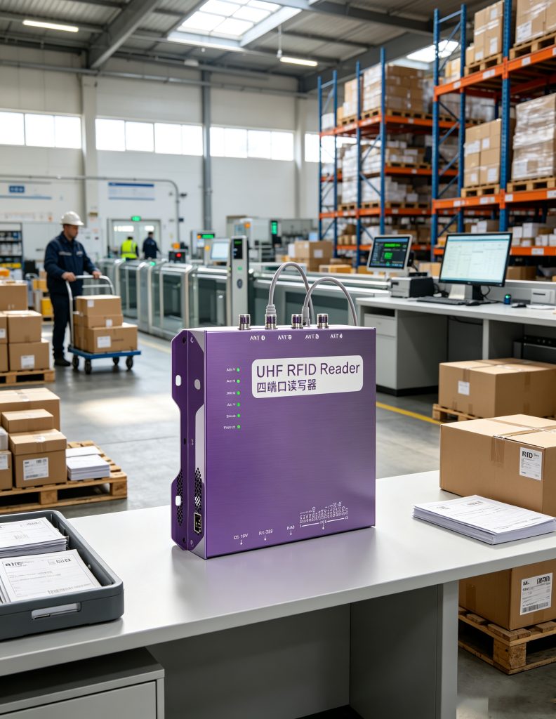 What Is an RFID Tag? A Complete Guide to RFID Tag Technology, Structure, and Industrial Applications 2 RFID tags used with Cykeo inventory tracking systems in a warehouse