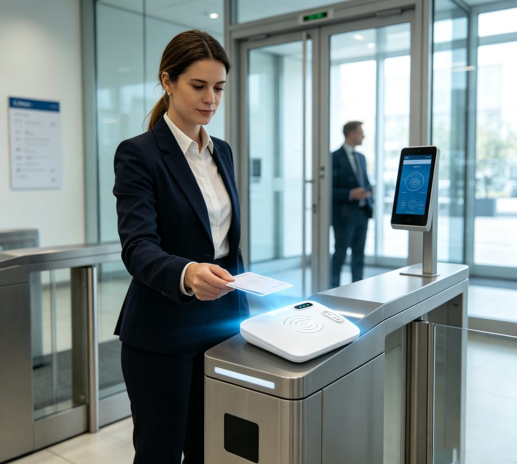 What Is RFID Card? A Complete Guide to RFID Smart Cards, Technology, and Applications 2 RFID smart card system using Cykeo RFID technology for secure identification