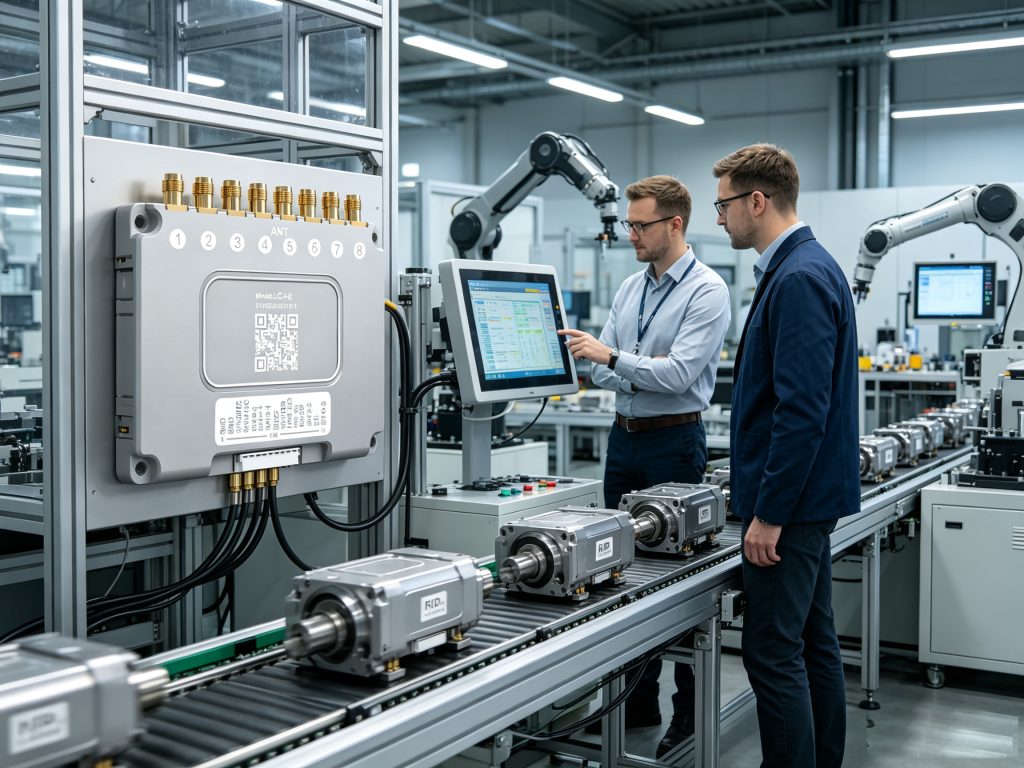 Cykeo RFID reading solution integrated into an automated factory