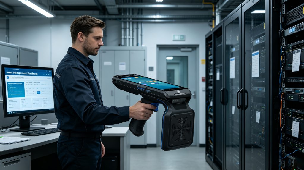 Cykeo RFID handheld reader writer integrated with asset management software
