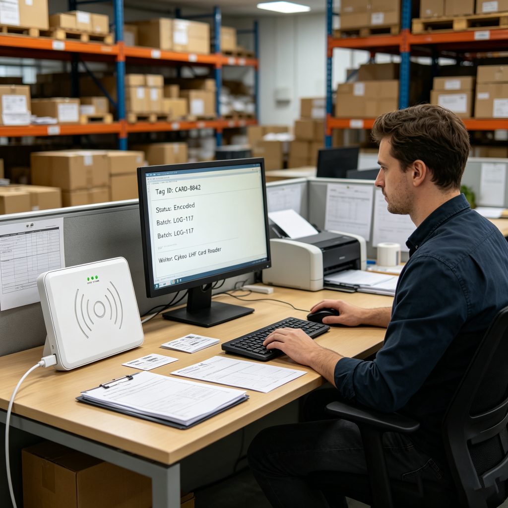 RFID Card Writer: How to Choose a Reliable Desktop RFID Card Writer for Fast and Accurate Tag Encoding 1 Cykeo desktop RFID card writer encoding RFID labels