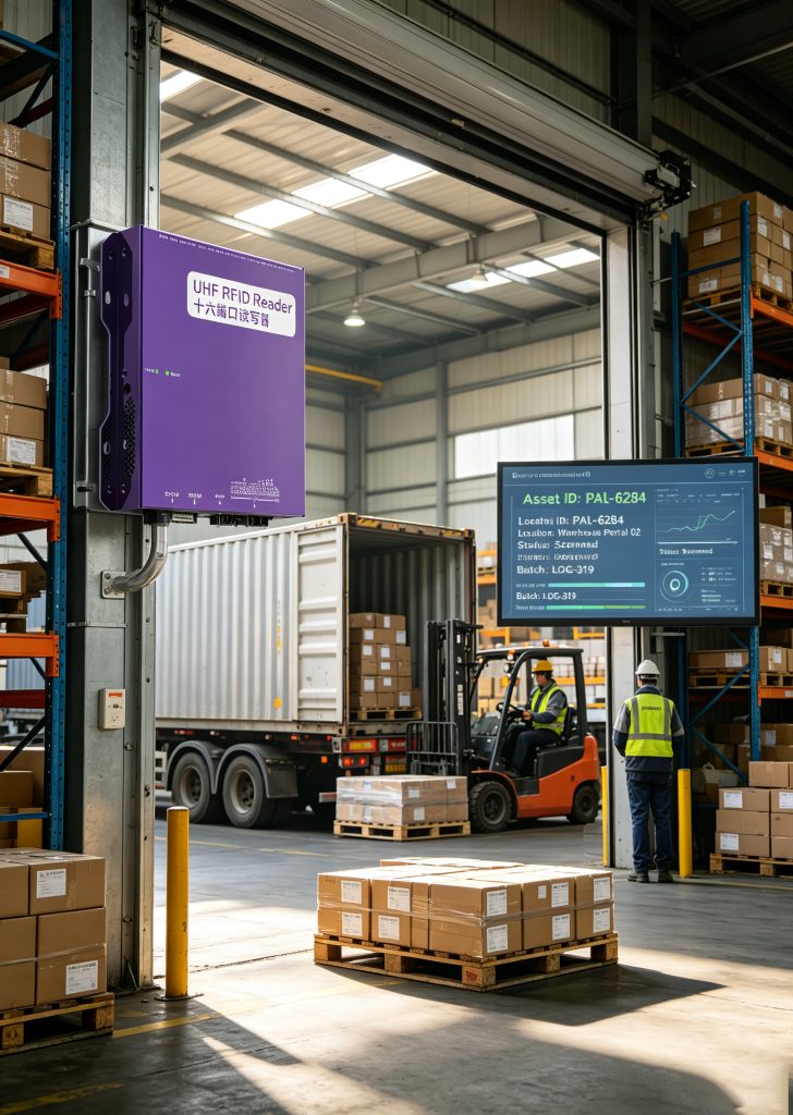 RFID Enabled Asset Tracking: How Businesses Gain Real-Time Visibility of Critical Assets 2 Cykeo RFID enabled asset tracking in warehouse environment