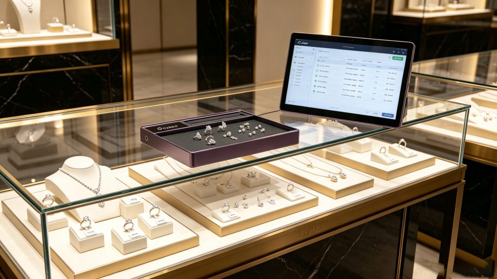 Cykeo RFID jewellery tags integrated with retail management software