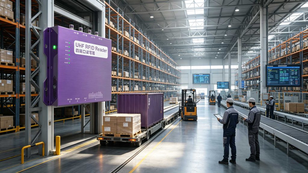 How RFID Improves Logistics: Smarter Tracking and Supply Chain Visibility 1 European smart warehouse using Cykeo UHF RFID readers for automated logistics tracking