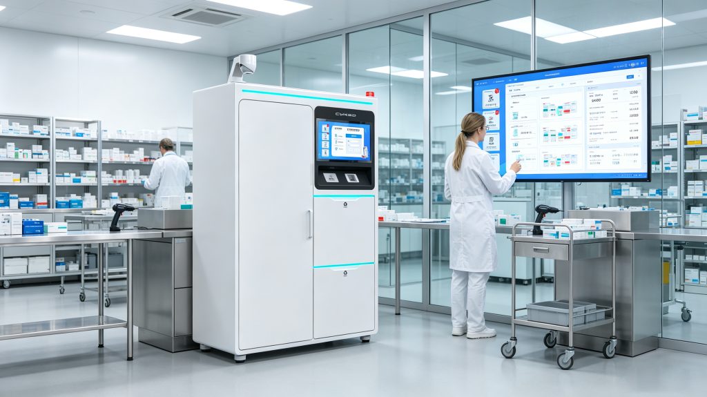 RFID in Pharmaceutical Industry: How RFID Technology Improves Drug Traceability and Inventory Management 3 Cykeo RFID system integrated with pharmaceutical management software