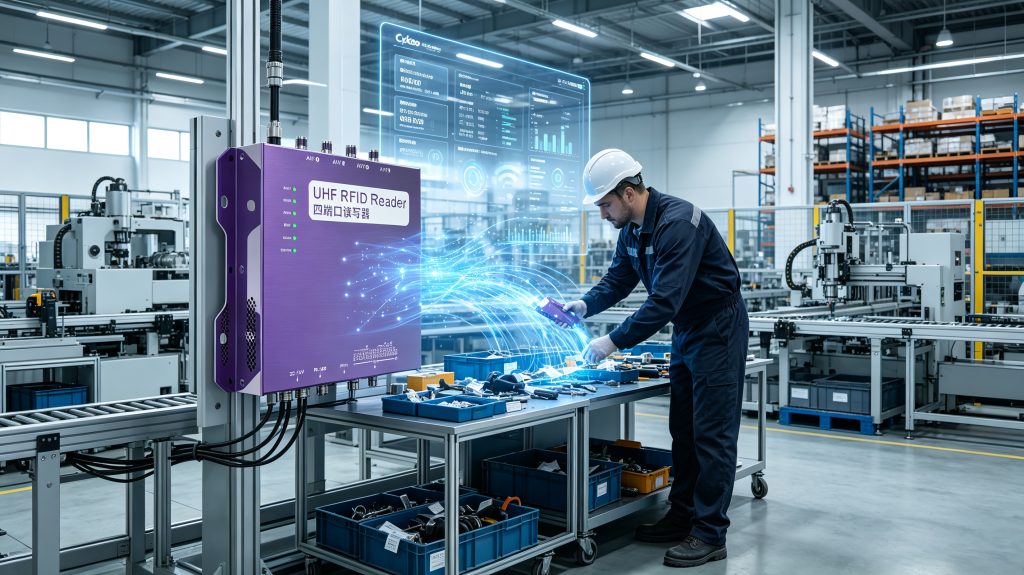 What Is an RFID Reader? Complete Guide to RFID Reader Technology, Working Principle, and Industrial Applications 2 what is an rfid reader for industrial asset tracking using Cykeo RFID technology