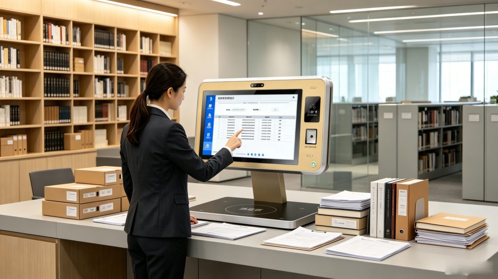What Is an RFID Chip Used For? RFID Chip Technology Behind Smart Identification Systems 2 UHF RFID chip programming workstation using Cykeo technology for library and archive tracking