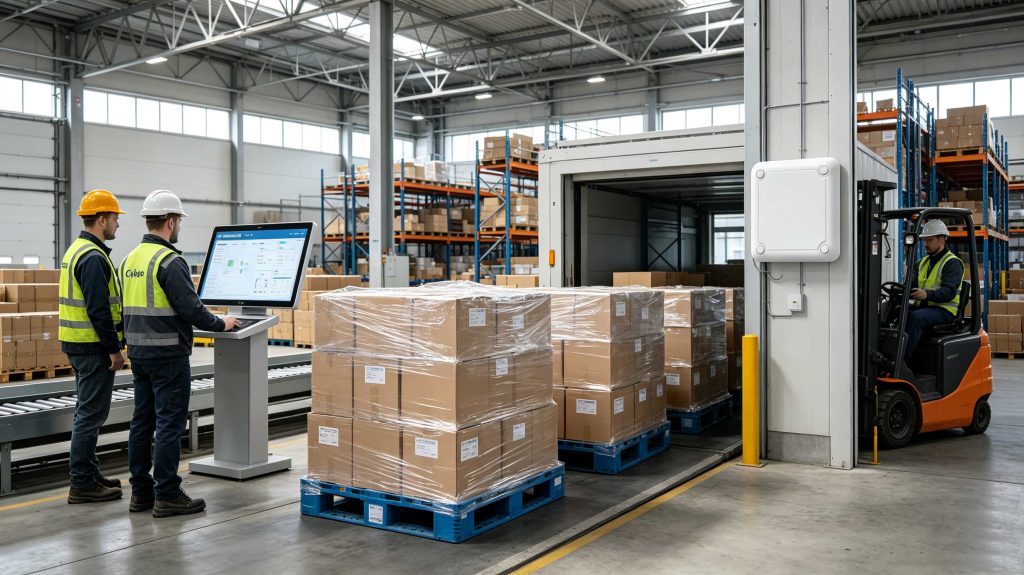 How Do RFIDs Work: Understanding RFID Identification Technology 1 Cykeo RFID reader communicating with tagged products in a European warehouse