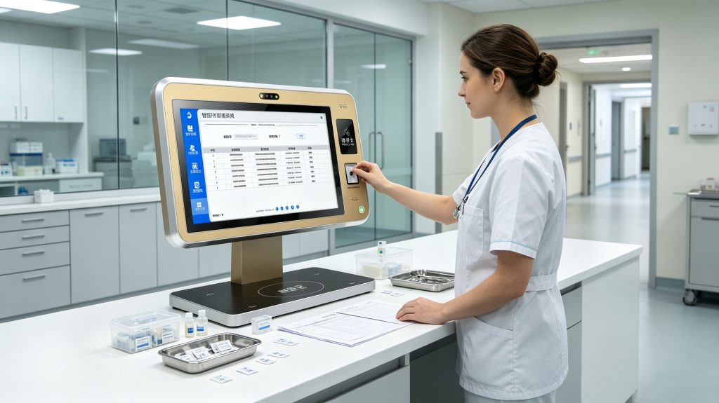 What Is an RFID Chip Used For? RFID Chip Technology Behind Smart Identification Systems 1 what is an rfid chip used for in hospital asset management with Cykeo RFID tag binding workstation
