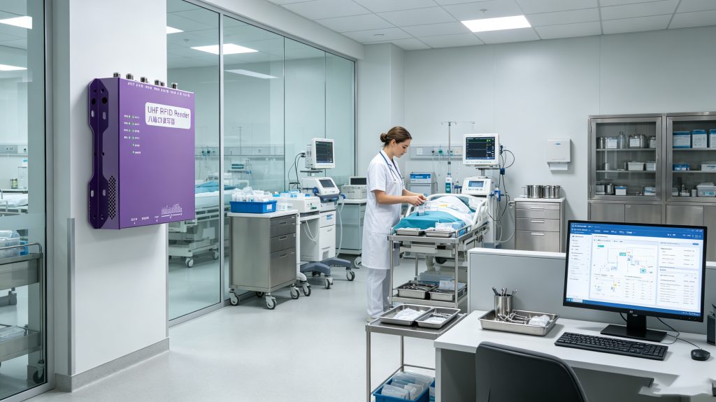 Can RFID Track Location? Understanding RFID Location Tracking Technology and Asset Visibility 3 can rfid track location with Cykeo RFID system for hospital medical equipment tracking