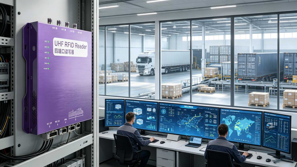 How RFID Improves Logistics: Smarter Tracking and Supply Chain Visibility 2 RFID logistics system tracking goods transportation with Cykeo technology