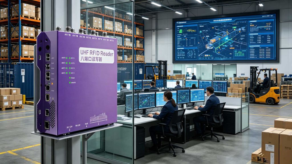 Cykeo RFID system providing real-time supply chain monitoring and logistics management