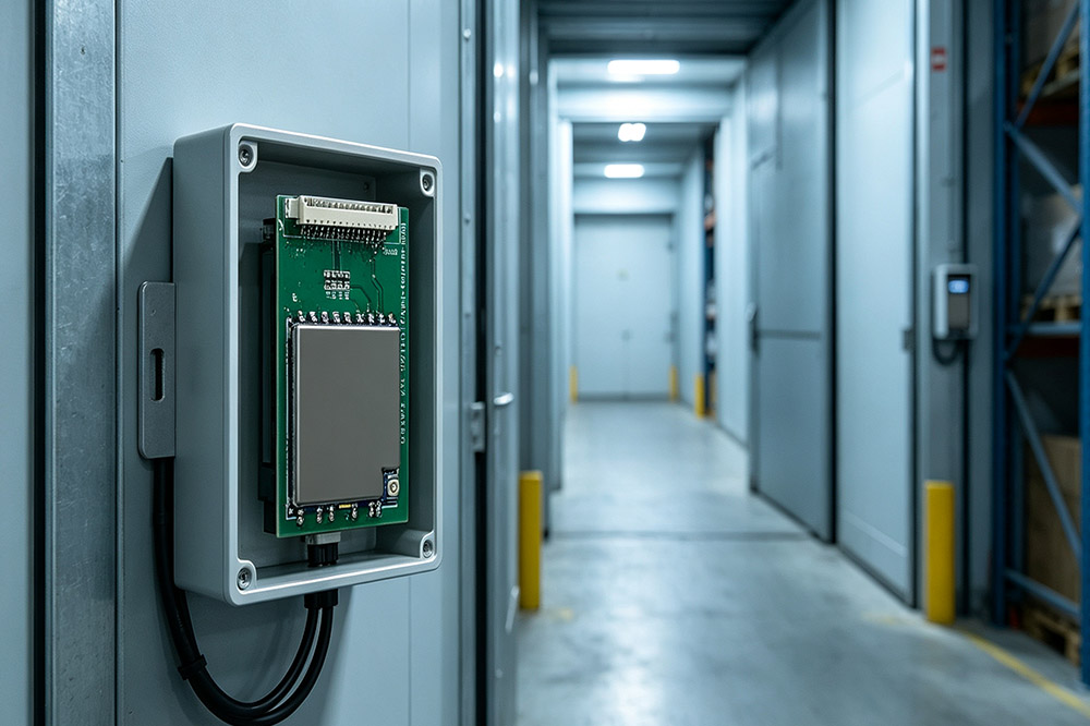 Fixed vs Integrated vs Handheld RFID Reader: Which One Fits Your Project Best? 2 Compact integrated RFID reader installed at access control