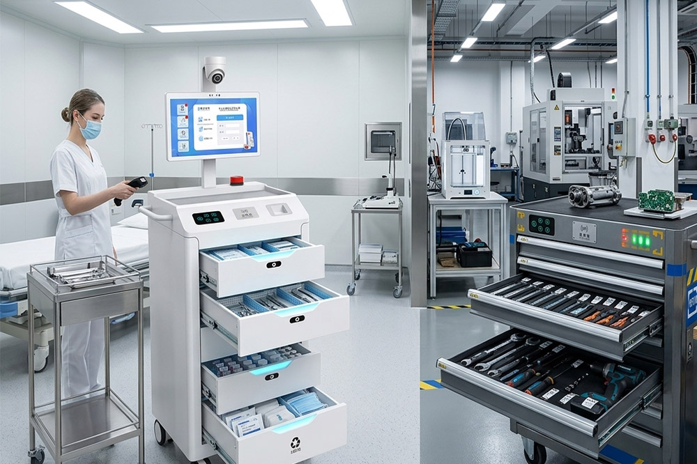 RFID Project Case Studies: Every Industry Uses RFID a Little Differently 2 RFID hospital cabinet and tool cabinet project case