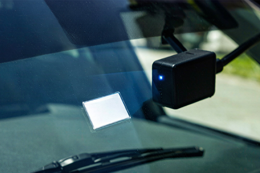 Can RFID Read Through Car Windshield? 1 RFID windshield tag installed inside a vehicle