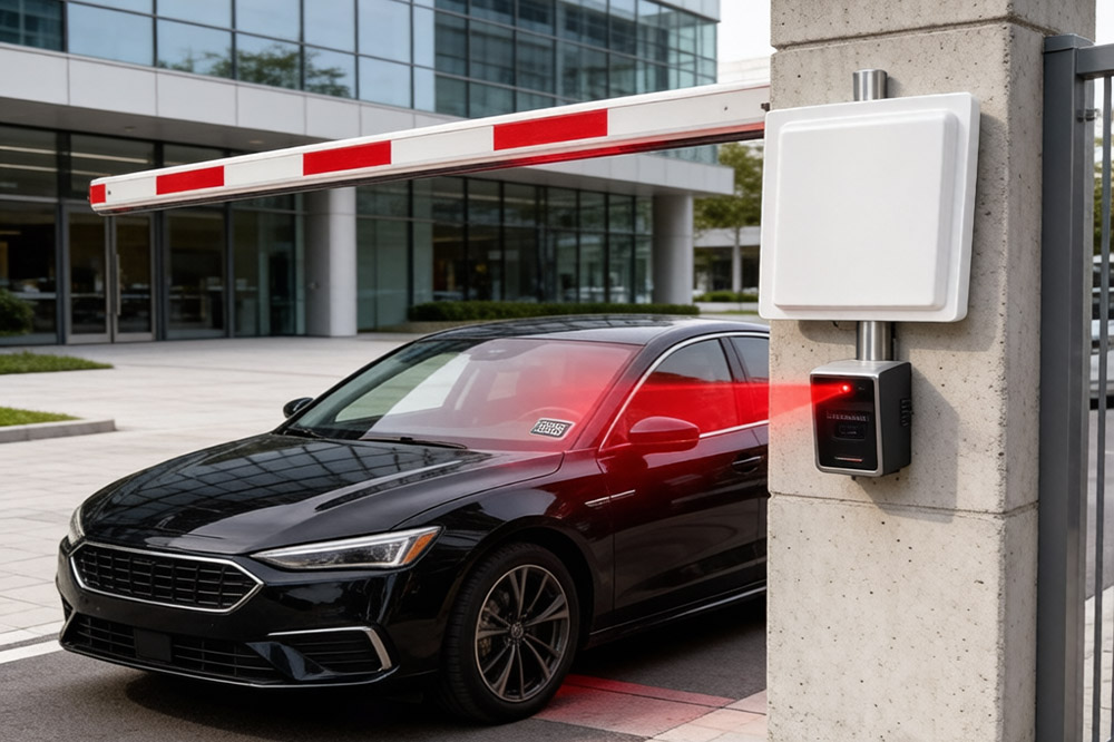 Can RFID Read Through Car Windshield? 2 Long range RFID parking system identifying a moving vehicle