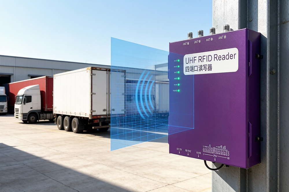 How Do I Increase RFID Read Range? Start with the Installation Before Buying New Hardware 2 Optimized long range RFID reader for logistics vehicle identification