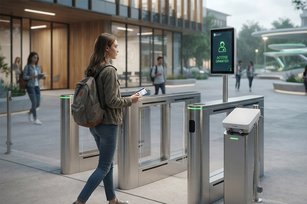 Long Range RFID Scanner for Campus Access: A Smarter Way to Manage University Security and Entry Control 1 RFID student card identification using long range RFID reader