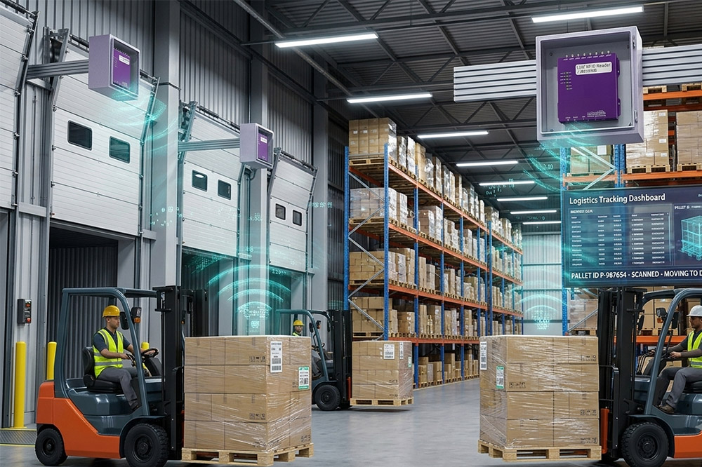 Best Long Range RFID Scanner for Warehouse Inventory Automation and Asset Tracking 3 RFID pallet tracking system with long range RFID scanner