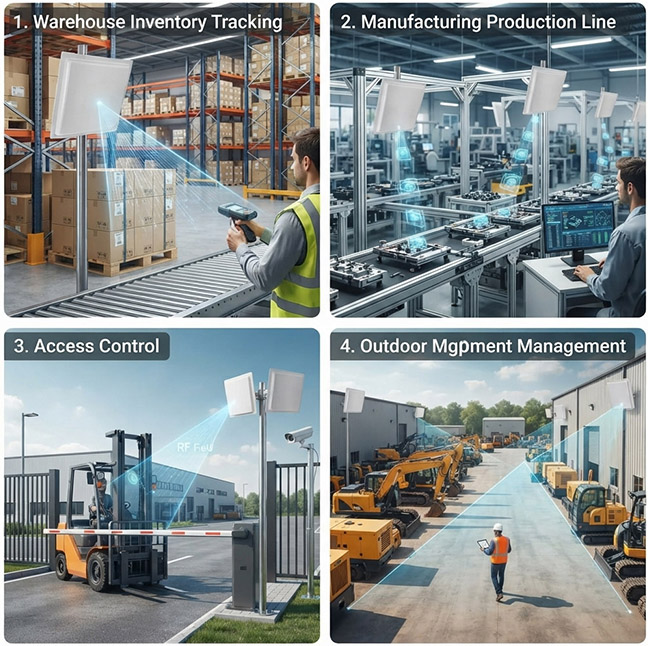 Long Range RFID Scanner Buying Guide: What Buyers Should Check Before Placing a Bulk Order 2 Long range RFID scanner applications in logistics manufacturing and asset tracking