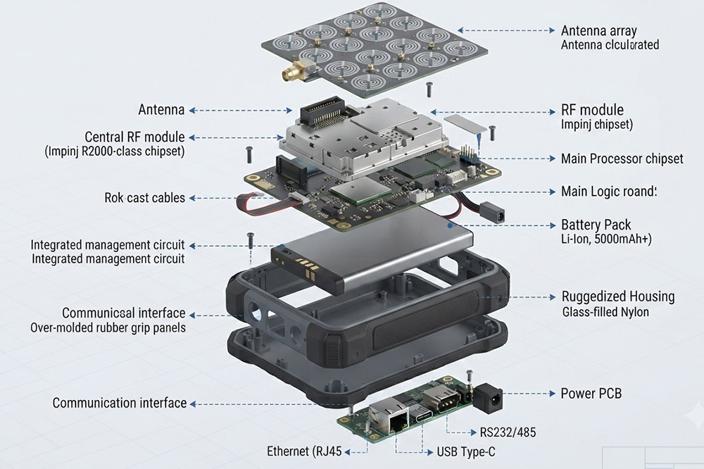 Long Range RFID Scanner Price Guide: What Really Affects the Cost in 2026? 2 Industrial RFID scanner components affecting overall price