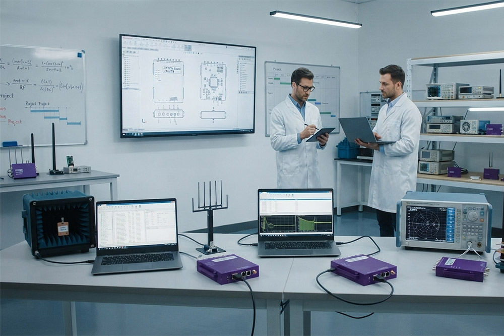 Long Range RFID Scanner OEM Manufacturer: What Buyers Usually Look for Before Placing a Large Order 2 Customized long range RFID scanner with engineering team discussing OEM development