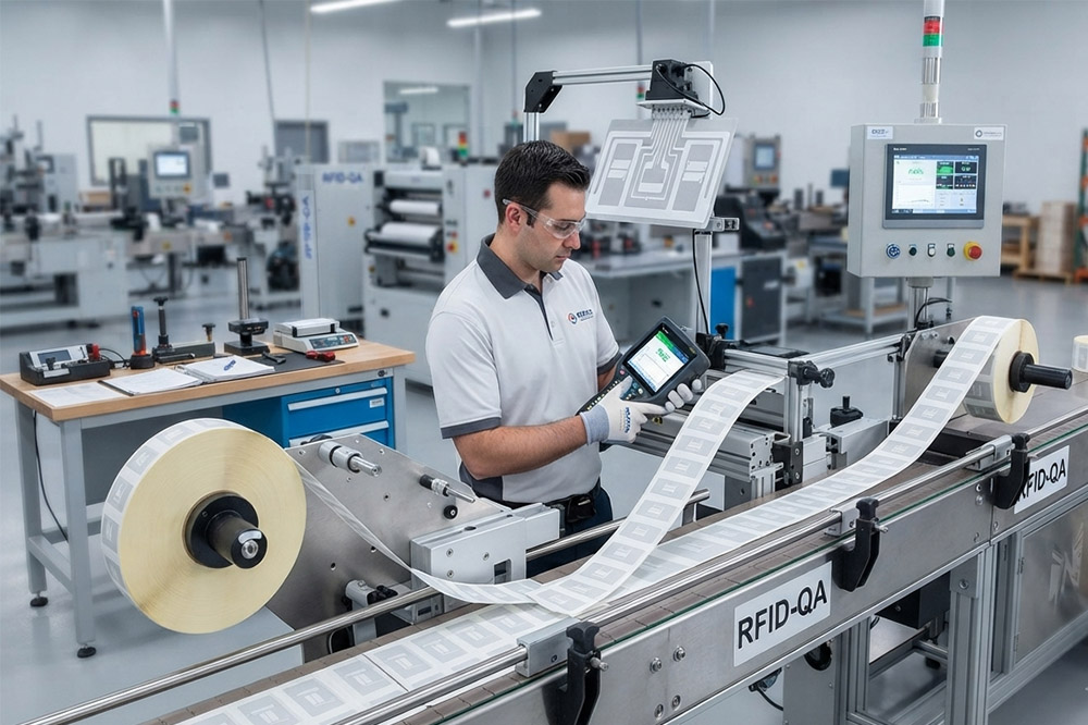How to Check If RFID Tag Is Working Before Using It in Your Project 3 RFID tag quality inspection in manufacturing factory