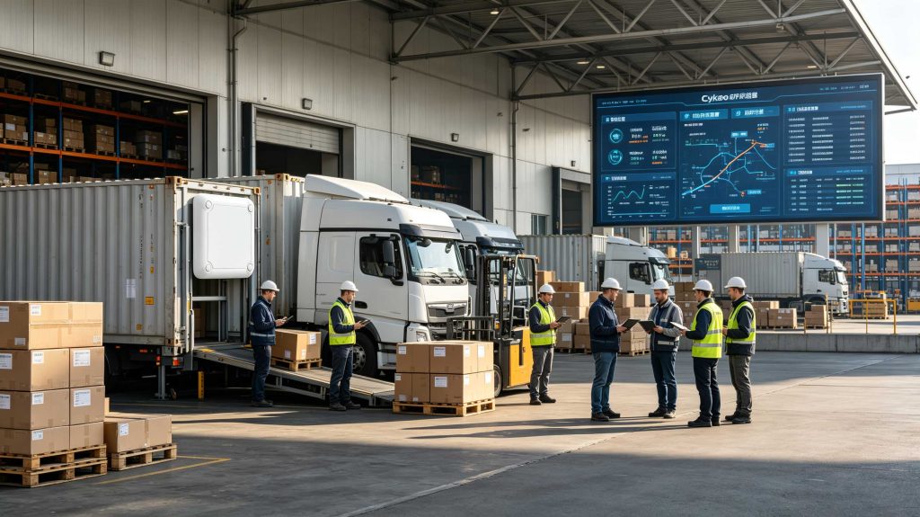 How to Build a Supply Chain Using RFID for Tracking: A Practical RFID Implementation Guide 2 RFID-enabled transportation tracking system using Cykeo technology for logistics visibility
