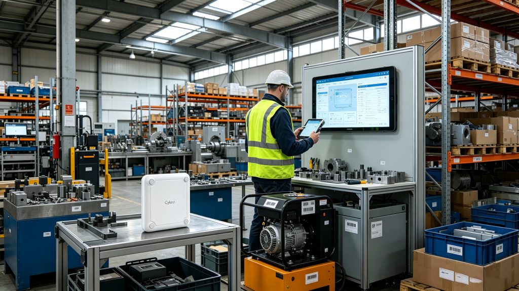 RFID System for Asset Tracking: Advanced Solutions for Accurate Asset Management 1 Cykeo RFID system for asset tracking industrial equipment in a European factory