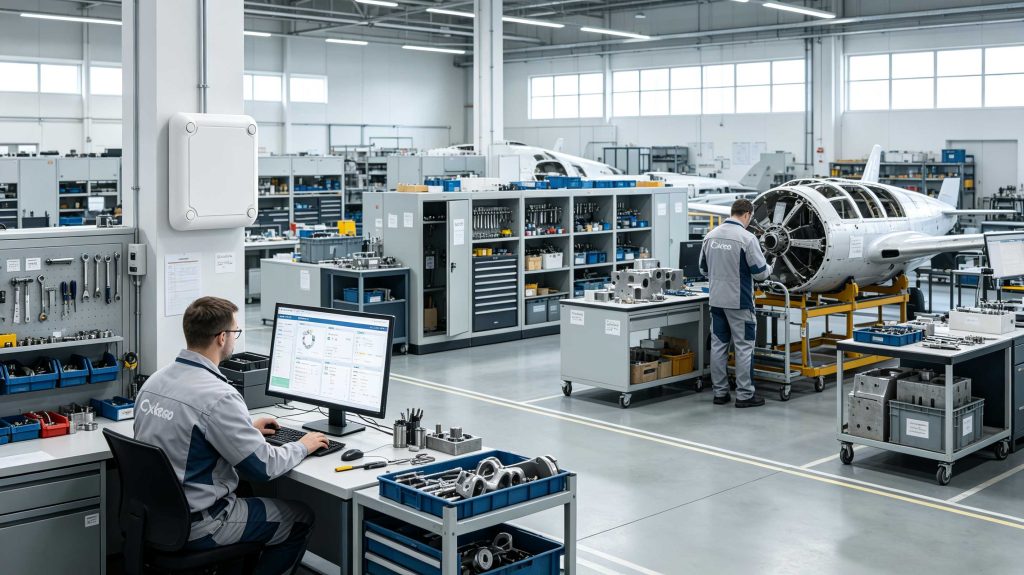 How is RFID used in manufacturing: RFID Applications in Smart Factory Operations 2 RFID system monitoring industrial tools and equipment in a European smart factory
