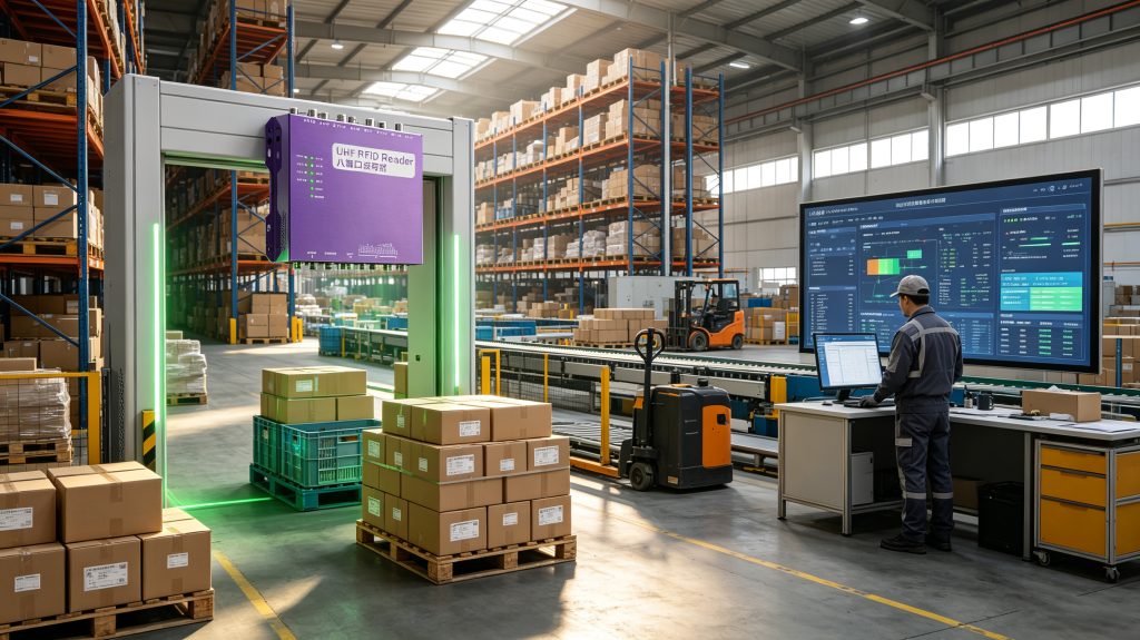 What Is a RFID Reader? Understanding RFID Reader Technology and Smart Identification Systems 1 what is a rfid reader used for in a modern European warehouse with Cykeo RFID technology