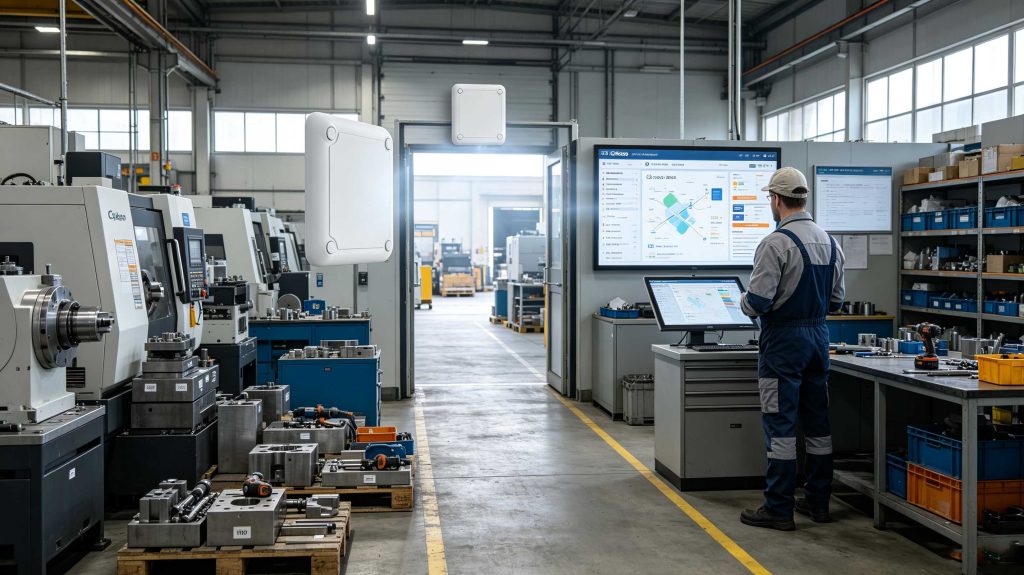 Cykeo RFID secure tracking system protecting industrial assets in a European facility