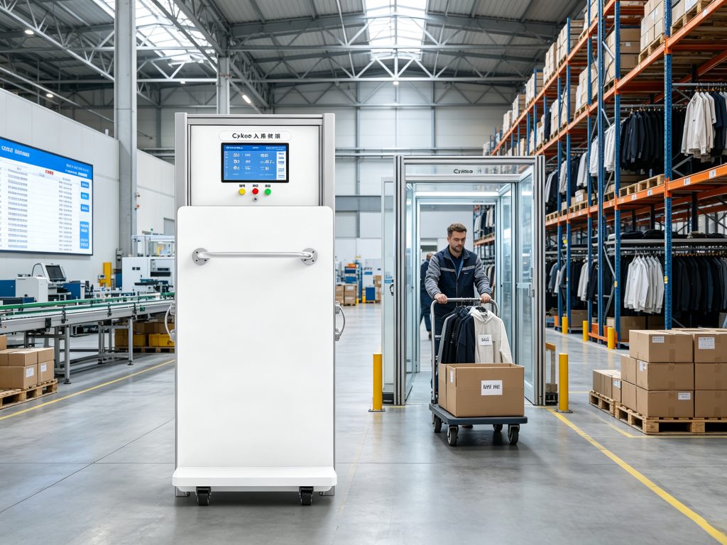 Cykeo RFID systems for inventory using UHF RFID technology in a European warehouse