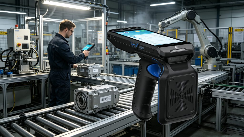 Cykeo RFID handheld reader writer used in industrial production
