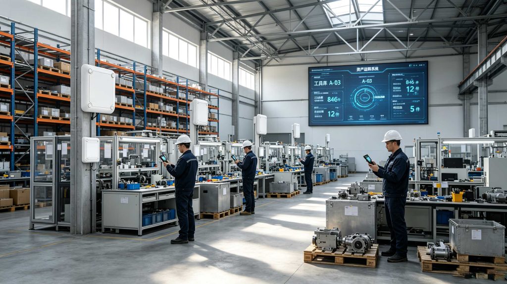 Can RFID Chips Be Tracked: How RFID Identification Enables Smart Tracking 1 Industrial facility using RFID chips and readers to track tools and equipment