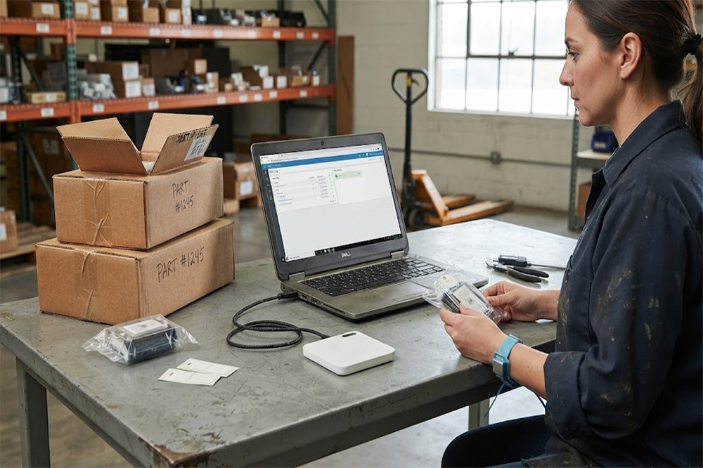 USB RFID Tag Reader for Inventory and Asset Tra...