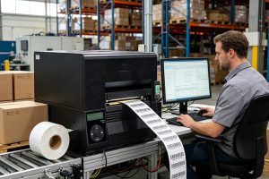 how do rfid label printers work