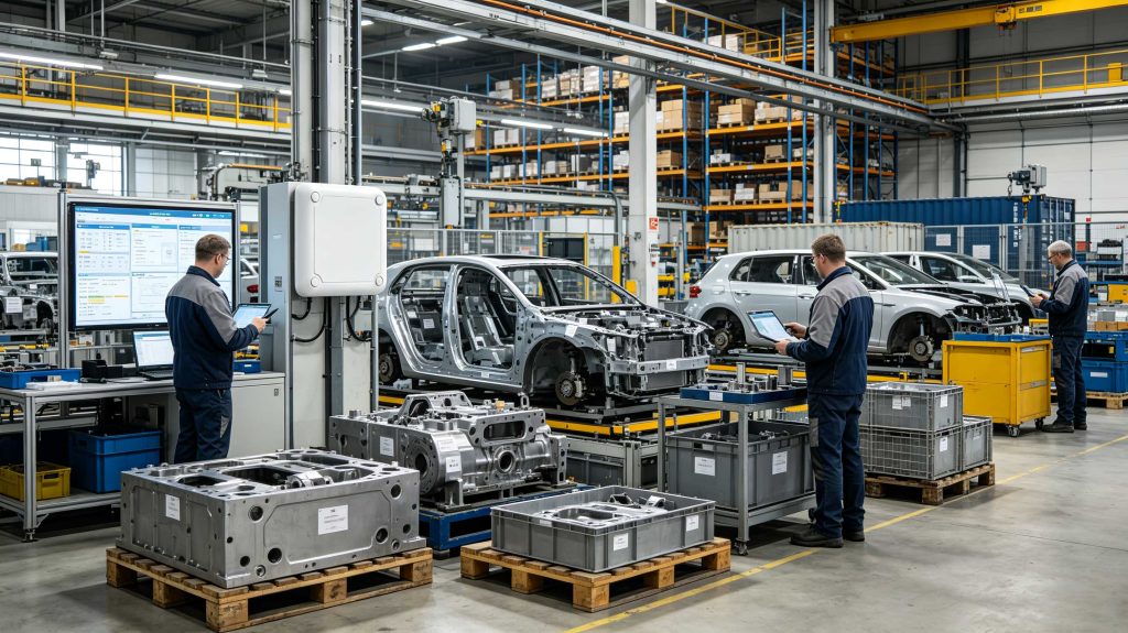 What Is Anti Metal RFID Tag: RFID Technology Designed for Metal Surfaces 2 Anti metal RFID tags used for automotive manufacturing and logistics asset tracking