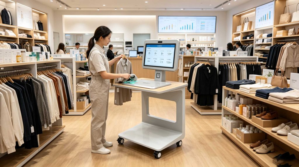 Smart retail store using RFID tags for inventory tracking and product identification