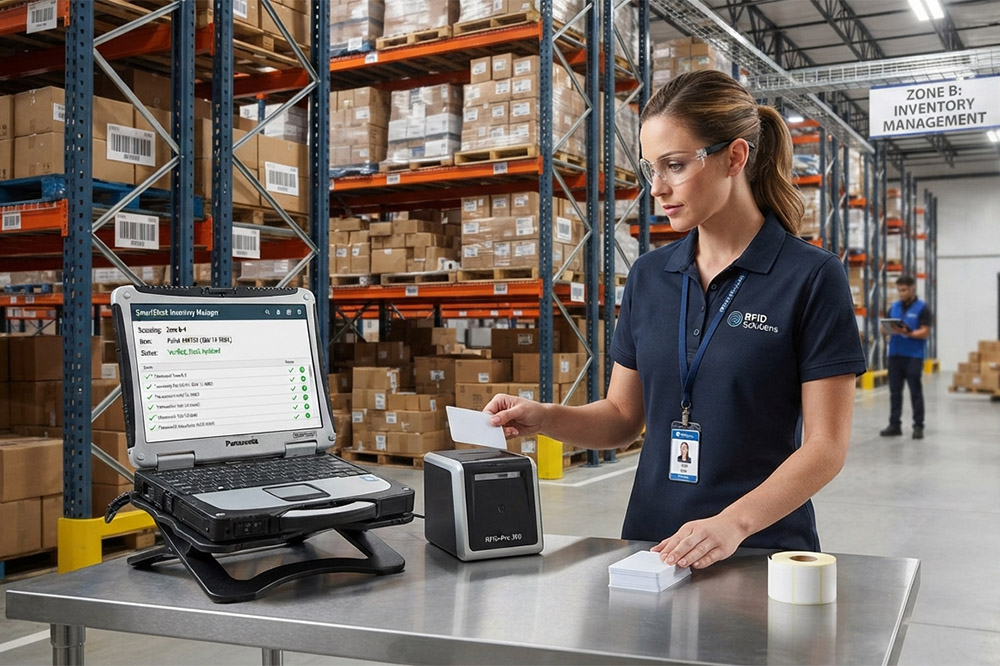 How to Program RFID Cards: What Businesses Need to Know Before Starting Project 2 RFID card programming application in warehouse inventory management