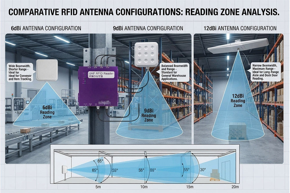 Long Range RFID Scanner: A Practical Guide for Industrial RFID Solutions and Bulk Projects 2 RFID antenna selection for improving long range scanner reading distance