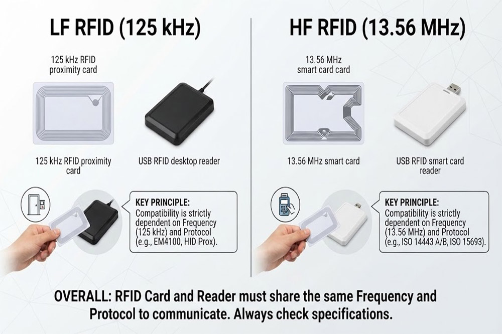 USB RFID Card Reader: What Should You Look For Before Buying? 2 LF and HF RFID card reader technologies for different RFID applications