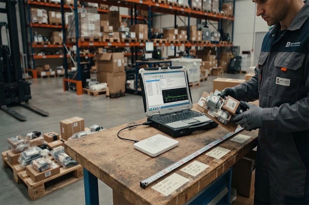 Real-world RFID reading distance test using USB RFID scanner