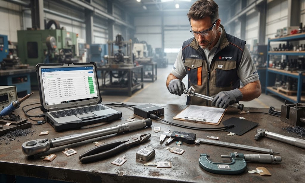 USB RFID Reader for Tool Management: Track Equipment Usage Easily 4 Testing RFID tags on metal tools for tool tracking