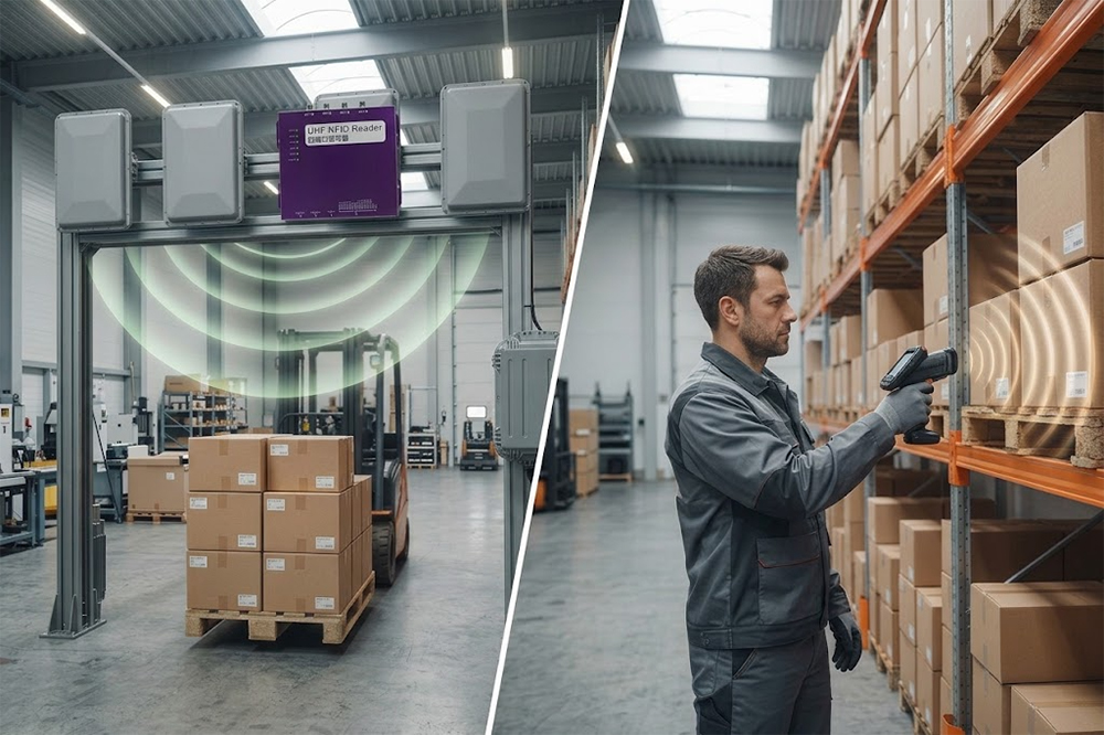 How to Choose the Right RFID Reader for Your Application 1 RFID reader application in warehouse inventory and pallet tracking
