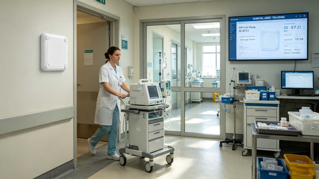 Can RFID Be Used for Tracking? 2 UHF RFID system tracking medical equipment in a European hospital